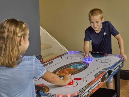 tabletop air hockey table for kids