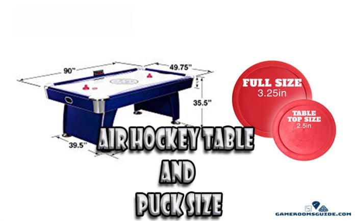 Air Hockey Table and Puck Sizes