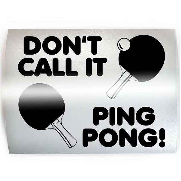 Why Dont They Call It Ping-pong?