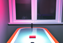 what is the best air hockey table size for a small room