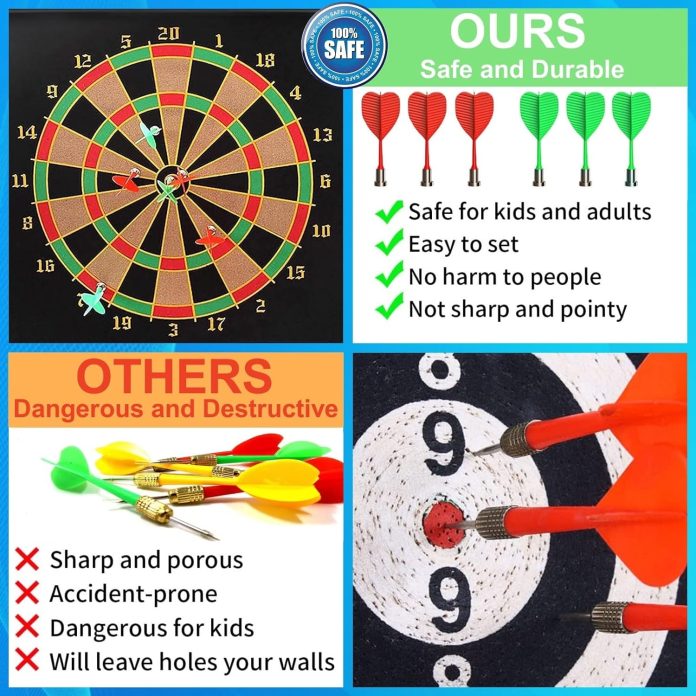 comparing 5 dart board games which one wins