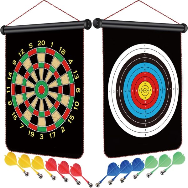 RaboSky Magnetic Dart Board for Kids 8-12 | Perfect Dart Board Game for Boys Room Decor and Family Night Activity Ideas for Boys Ages 6-14 Teenage Adults