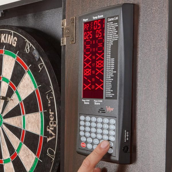 Viper ProScore Digital Dart Scorer Electronic Dartboard Scoreboard for Up to 8 Players, with 40 Games and 655 Game Options, Including Cricket and X01