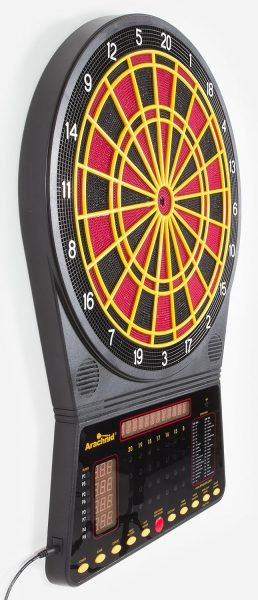 Arachnid Cricket Pro 300 Soft-Tip Electronic Dartboard Game Features 36 Games with 175 Options,Black