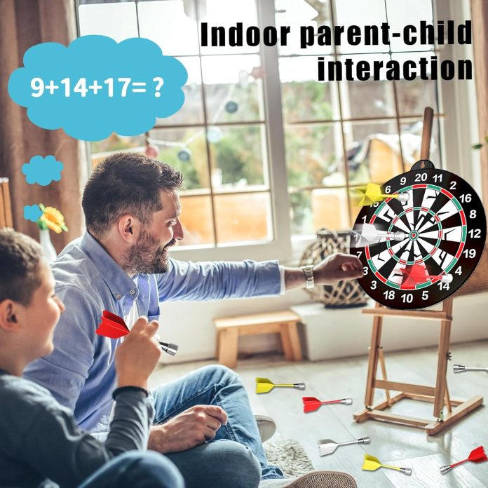 magnetic dart board 16psc magnetic darts indoor outdoor game and party games magnetic dart board toys gifts for 3 4 5 6 1 2