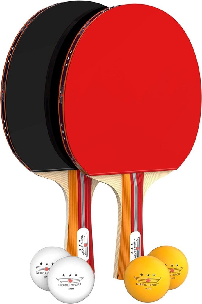 nibiru sport ping pong paddle sets professional table tennis paddles balls storage case table tennis rackets game access 1
