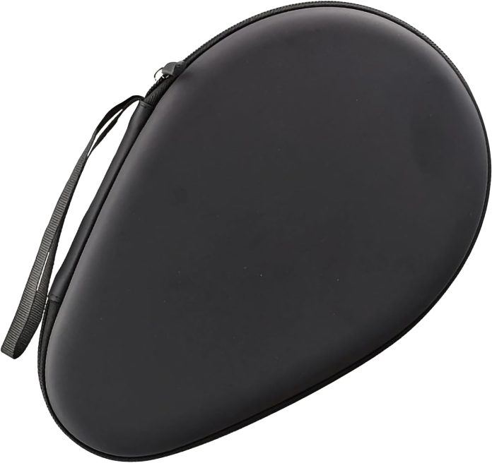 table tennis racket case ping pong paddle case storage pocket hard cover large capacity container bag gourd shape for sp
