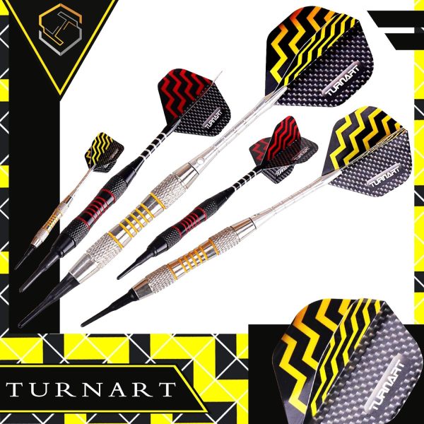 Turnart Electronic Dart Board,13 inch Illuminated Segments Light Based Games Electric Dartboard for Adults Tested Tough Segment for Enhanced Durability Professional with Scoring