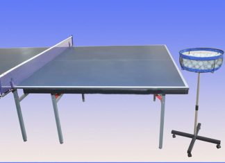 professional movable multi ball storage stand with mesh case height adjustable pingpong ball collector equipment for tra 4