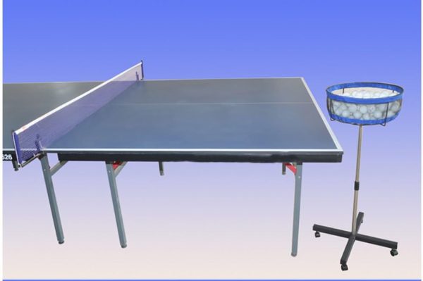 Professional Movable Multi-Ball Storage Stand with Mesh Case, Height Adjustable Pingpong Ball Collector Equipment for Training,Stable Carry Mesh Basin for Golf Ball,Tennis Ball,Badminton etc