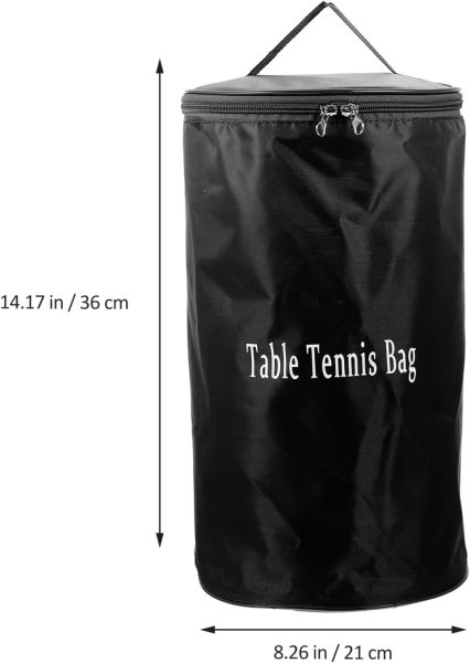 Table Tennis Ball Bag Pingpong Ball Bag Oxford Storage Pouch Table Tennis Ball Pouch Table Tennis Ball Holder for PIngpong Accessories